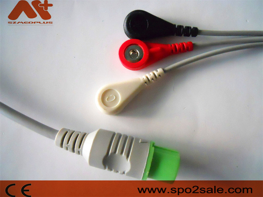 Cavo connessione diretta 3 della rottura compatibile ECG del cavo di Fukuda Denshi - 0012-00-1192
