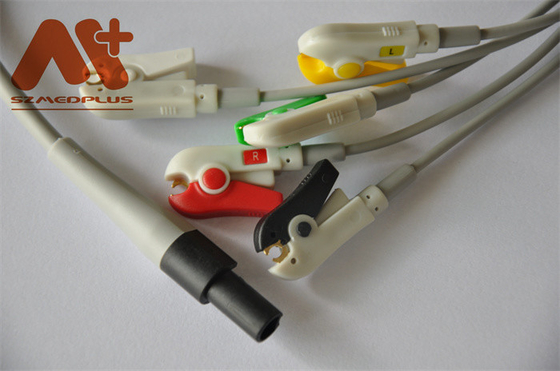 Cavo connessione diretta compatibile della clip ECG del cavo di LT 5 di Welch Allyn Propaq