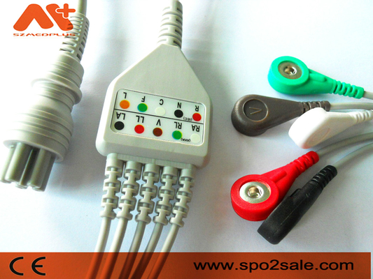 Il monitor paziente di Colin BP-88S BP-S510 M9500 cabla Ecg 6 Pin Cable