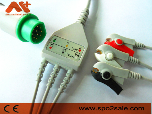 Il monitor paziente del cavo di CFS 3 cabla 10 Pin Siemens Ecg Cable