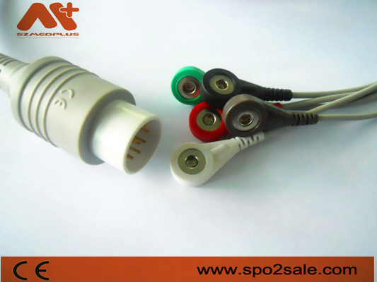 Il monitor paziente della rottura di 5 cavi cabla Nihon Kohden 11 Pin Cable ECG