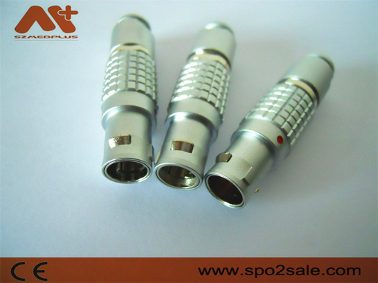 Collegatori per cavi medici in ottone placcati in oro Collegatori per cavi medici in metallo 1B 2pin 4pin 5pin 6pin