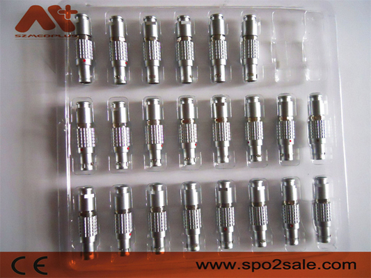 Collegatori per cavi medici in ottone placcati in oro Collegatori per cavi medici in metallo 1B 2pin 4pin 5pin 6pin