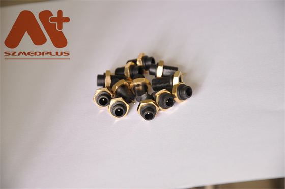 Il nero rotondo compatibile di Red Green del connettore dell'incavo Spo2 di baccano 1.5mm ECG