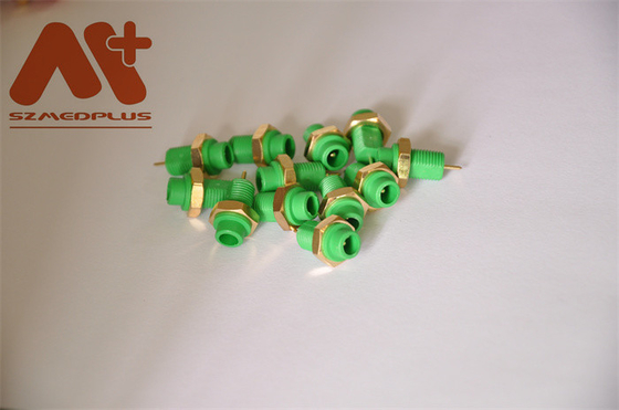 Il nero rotondo compatibile di Red Green del connettore dell'incavo Spo2 di baccano 1.5mm ECG