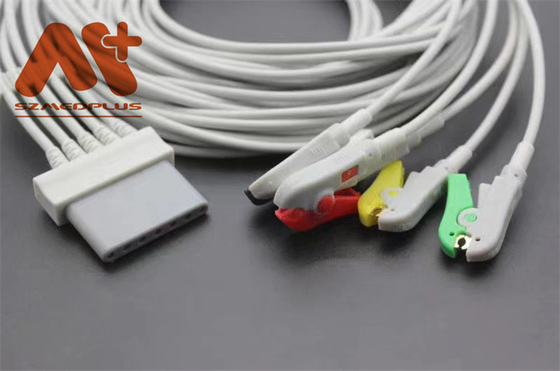 Cavo del cavo ECG di IEC Holter Cable Schiller Lux 5 con i Leadwires