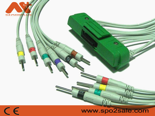 Cavo paziente Ecg Nihon Kohden Cardiofax V 1550K, ECG-9522P, ECG-1550 di elettrocardiogramma