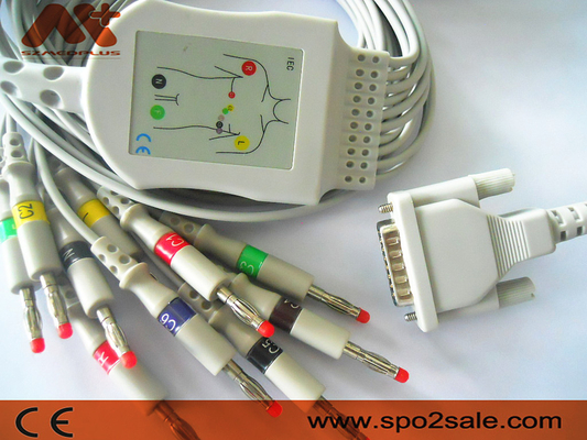 Cavo paziente del eCG non staccabile per l'elettrocardiografo di Mindray R12