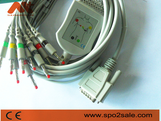 Cardionics 10 Cavo ECG a piombo per Cardionics Cardio Touch / Cardio Plug ECG Machine