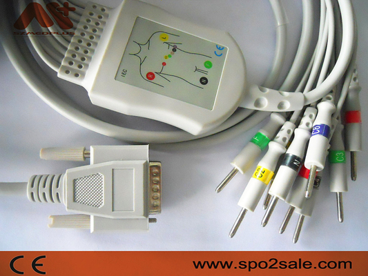 Comen 10 cavo ECG a piombo per la macchina ECG CM100 / 300 / 600 / 1200 / 1200A / 1200B