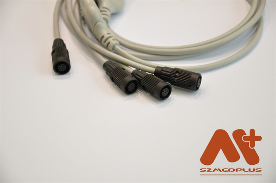 Cable ECG Holter compatibile con Valenta Mn-08 7 a piombo