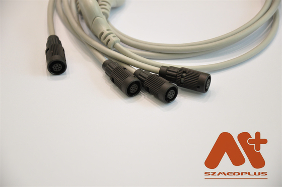 Cable ECG Holter compatibile con Valenta Mn-08 7 a piombo