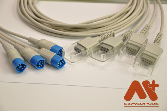 8 estensione Philips M1943A di Pin To DB9 Philips Spo 2 per l'ossimetro di impulso
