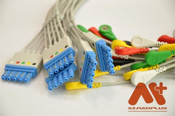 5 il cavo AHA rompe il cavo paziente M1644A Philips Compatible di ECG