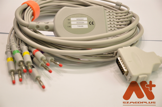 Baccano 3,0 del cavo del monitor paziente dei cavi CP-104L di Fukuda Denshi Ecg